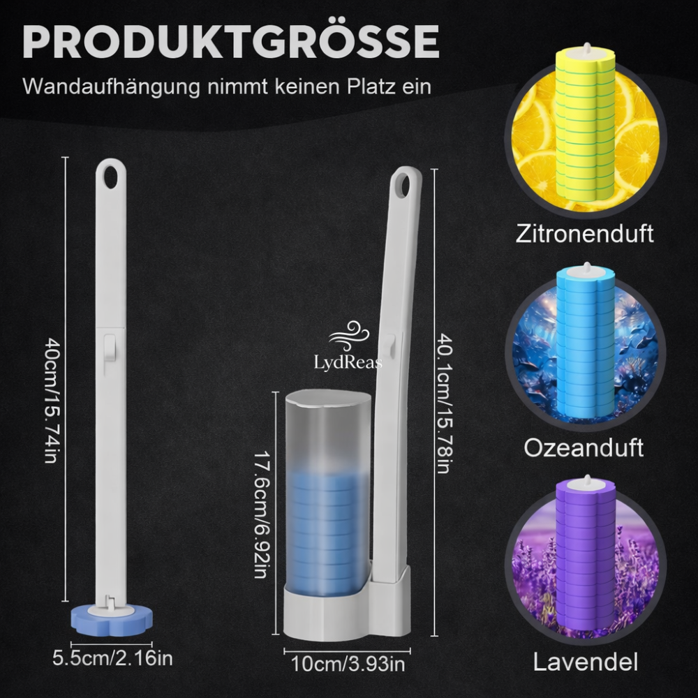 Die hygienische WC-Reinigung – ohne Keime, ohne Handkontakt