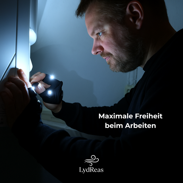 LED Halbfinger-Handschuhe