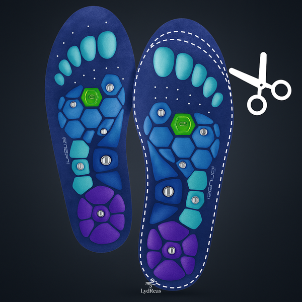 Magnetische Komfort-Einlegesohlen