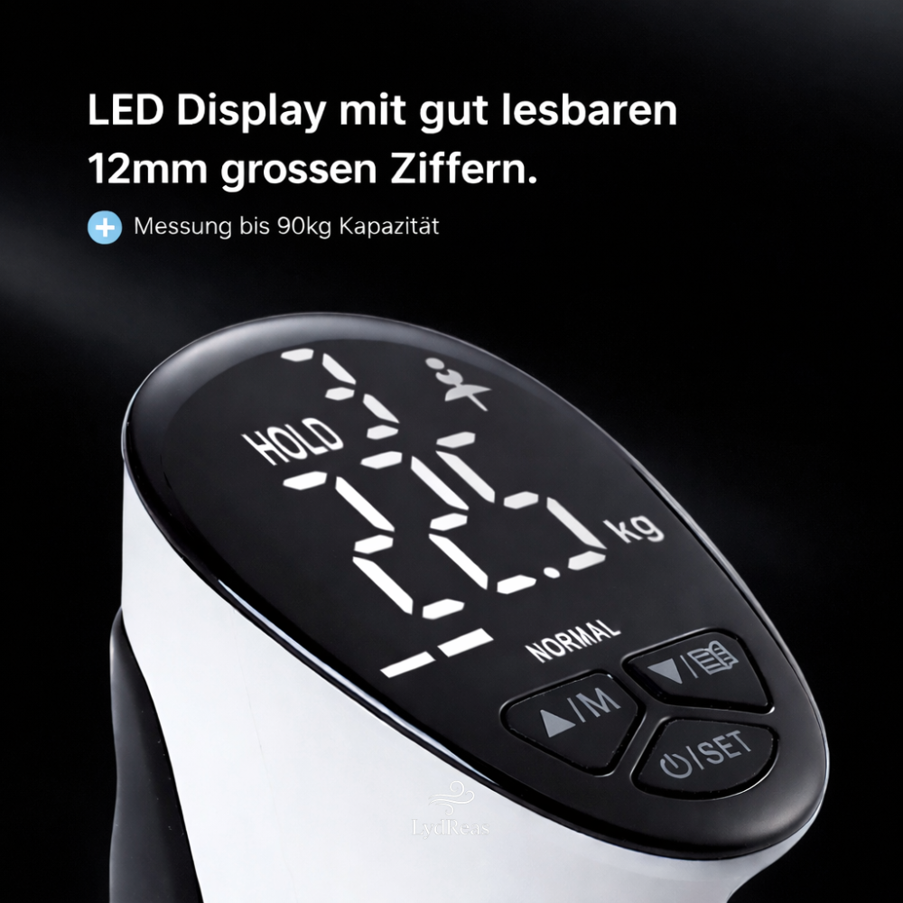 Messe deine Griffkraft. Trainiere nicht mehr im Blindflug.