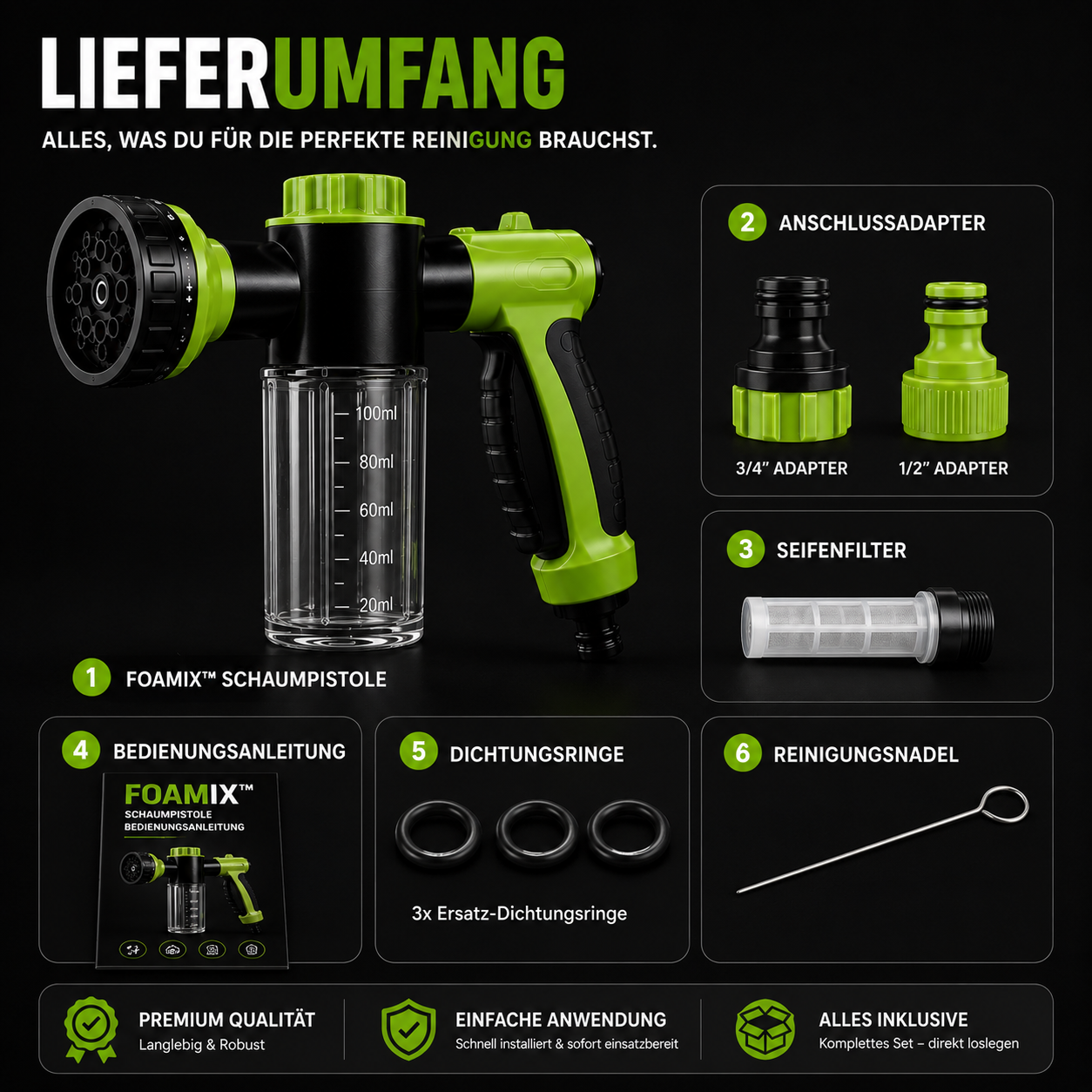 FOAMIX™ - Reinigen leicht gemacht.