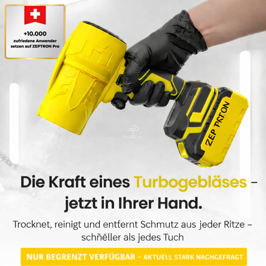 ZEPTRON Pro – Präzisions-Jetbläser für berührungslose Fahrzeugtrocknung