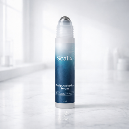 Wenn dein Haar dünner wird, beginne bei der Kopfhaut.