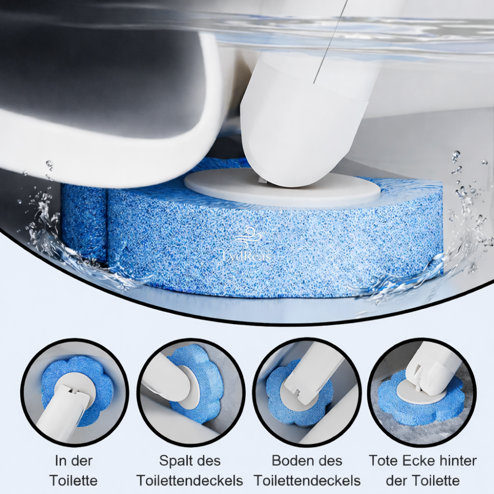 Die hygienische WC-Reinigung – ohne Keime, ohne Handkontakt