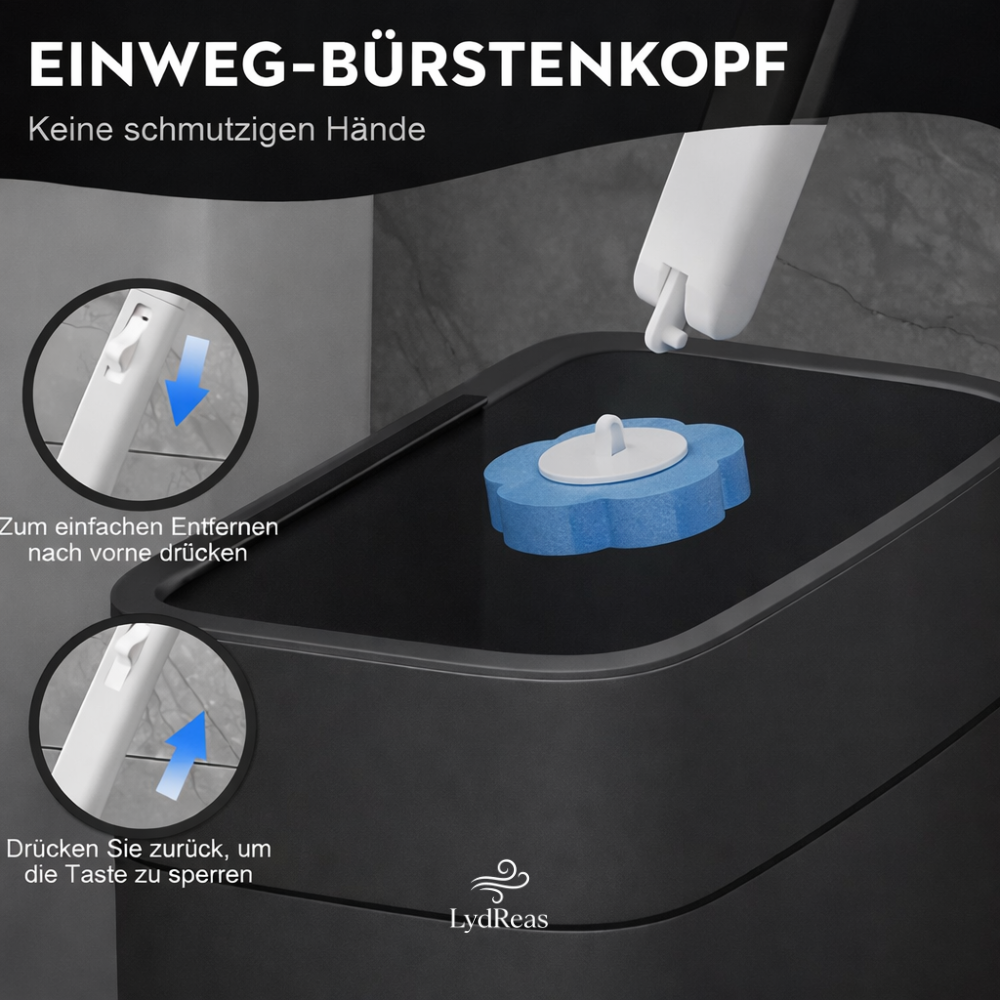 Die hygienische WC-Reinigung – ohne Keime, ohne Handkontakt