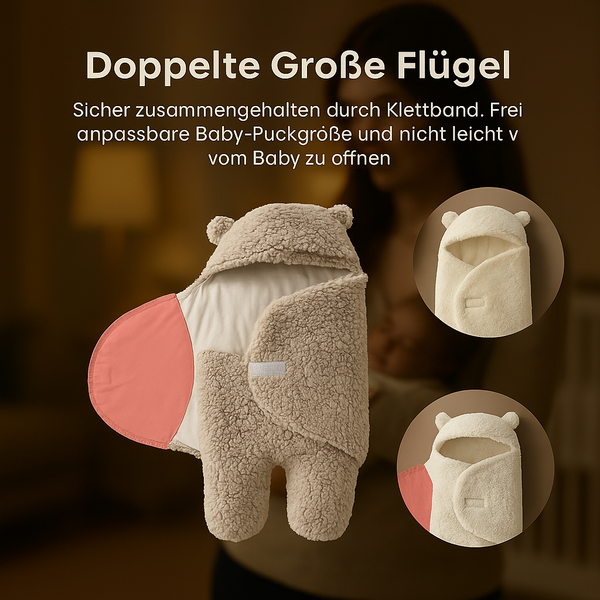 Kuscheliger Babyschlafsack aus Flanell