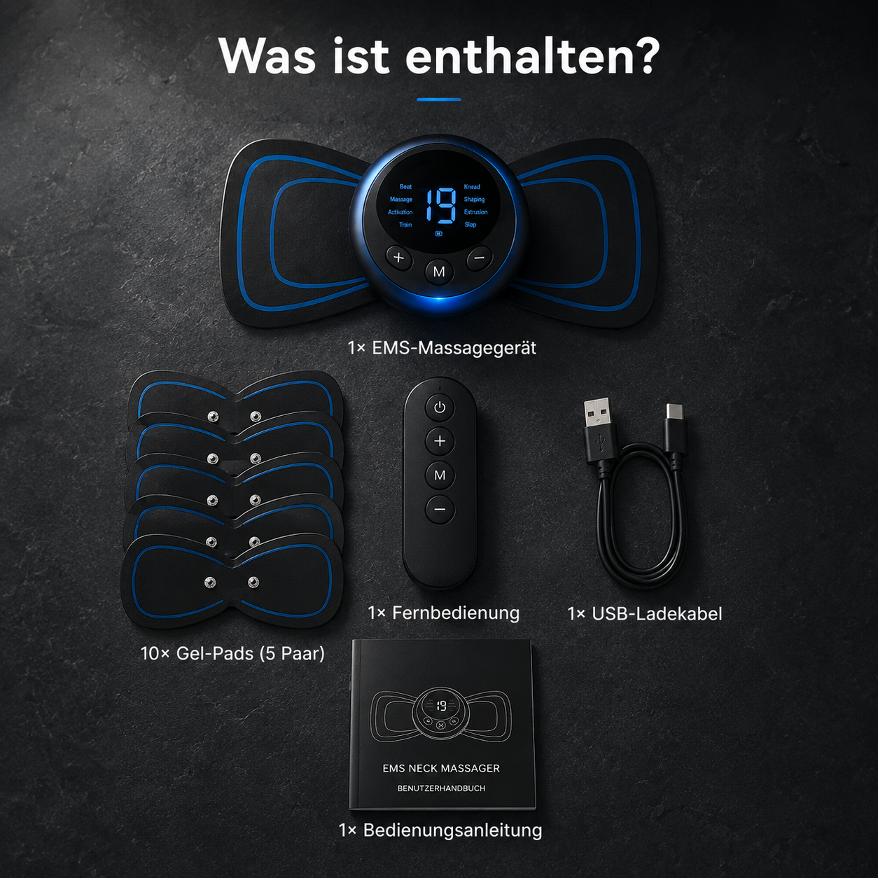 NERVIX™ - Intelligentes EMS-Massagegerät